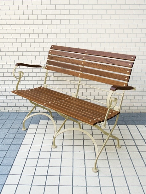 5552 BENCH-BEIGE 折りたたみベンチ