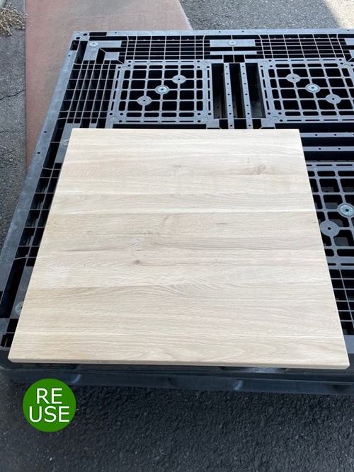 【REUSE】オーク天板 60×60cm
