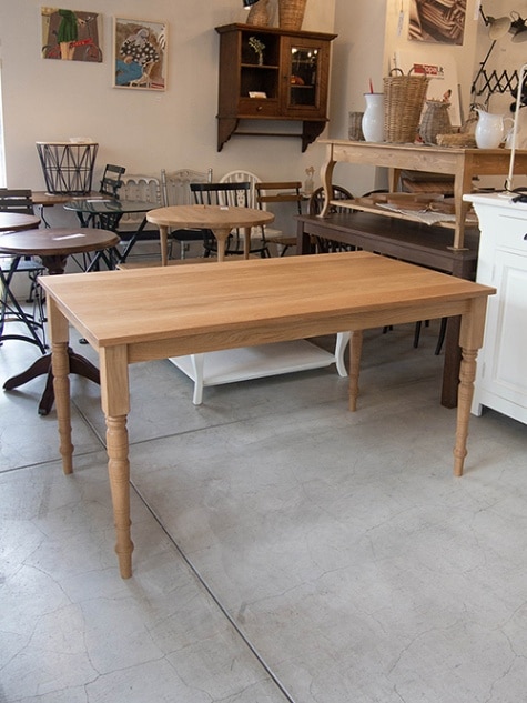 140×80 WHITE OAK（ストレートレッグ・ターンドレッグ）